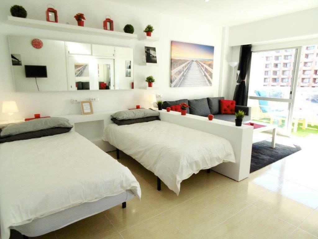 Appartement 1st lign on the beach Fuengirola Extérieur photo